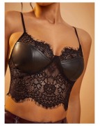 Women's PU Leather Lace Corset