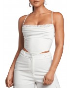 Women's Ruffled Lace Camisole