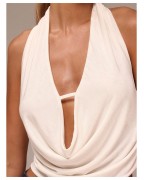 Women's Sexy Deep V Backless Tank Top