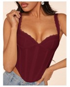 Women's lace sexy body shaping bra