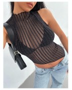 Women's Flash Mesh Tank Top