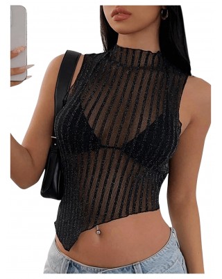 Women's Flash Mesh Tank Top