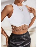 Women's Concert Short Sleeveless Party Cardigan