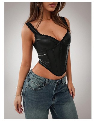 Women's Asymmetric Hem Corset