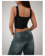 Women's Asymmetric Hem Corset