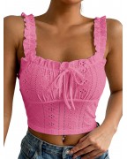 Women's Ruffled Short Camisole