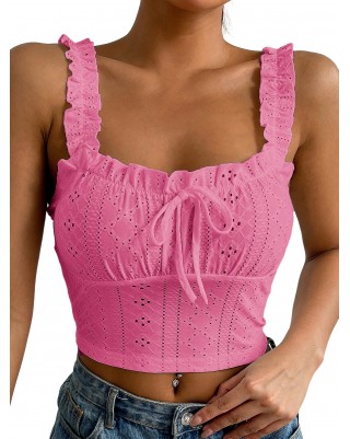 Women's Ruffled Short Camisole