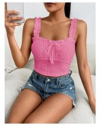 Women's Ruffled Short Camisole