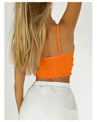 Ladies Twist Front Short Vest